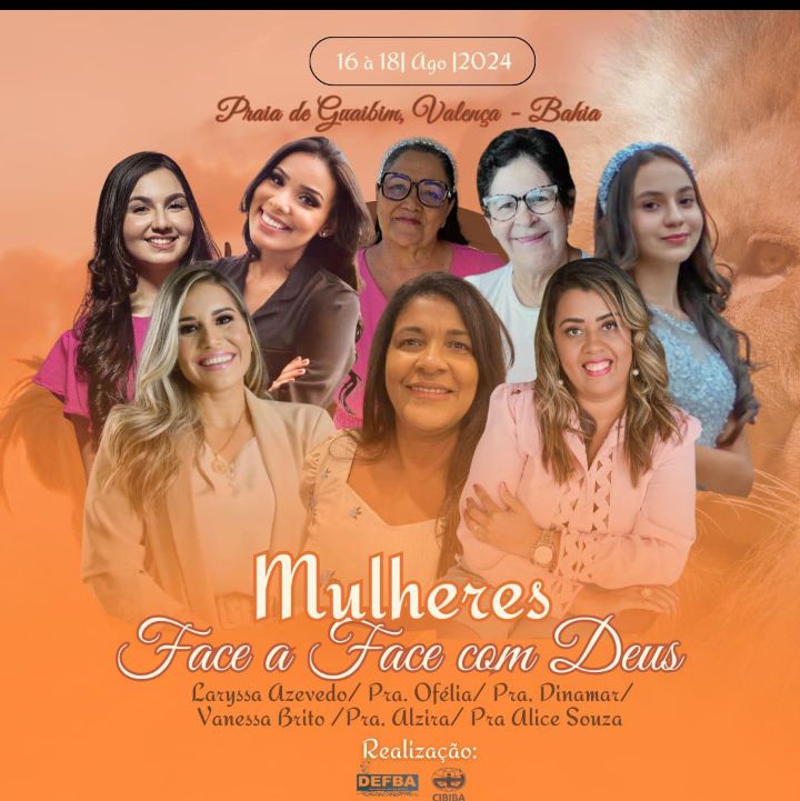 Mulheres - Tema: Face a Face com Deus